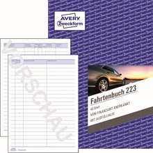 Avery Zweckform Fahrtenbuch steuerlicher km-Nachweis, mit Jahresabrechnung