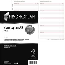 Chronoplan Monatsplan A5, 2024