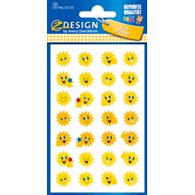 Z-Design Papier Sticker Sonne