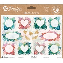 Z-Design Trend Sticker DEKO, Farne, 30 Aufkleber