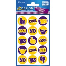 Z-Design Neon Sticker Buttons