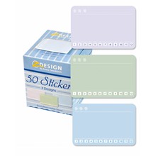 Z-Design Sticker Eiskristalle, Ø 38 mm, 50 Aufkleber im Spender