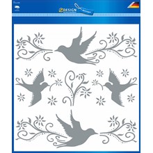 Z-Design Folien Sticker Warnvögel