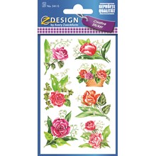 Z-Design Flower Sticker Rosen