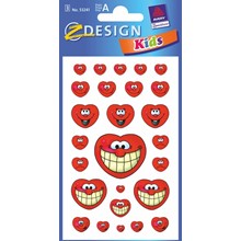Z-Design Papier Sticker, Herzen
