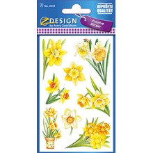 Z-Design Papier Sticker Narzisse