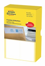 Avery Zweckform Frankier-Doppel-Etiketten 132x45 mm, 500 Etiketten