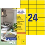 Avery Zweckform Etiketten 70x37 mm, 100 Bögen, gelb