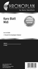 Avery Zweckform Chronoplan Karo-Blatt Midi