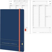 Chronoplan Chronobook Buchkalender 2023, ca. A5, Wochenplan, Elementary, Deep Ocean Blue