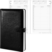 Chronoplan Chronobook Buchkalender 2023, ca. A5, Tagesplan, Business Edition, 2023
