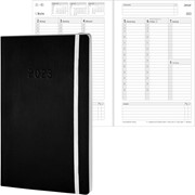 Chronoplan Chronobook Buchkalender 2023, ca. A5, Wochenplan, schwarz