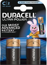 Duracell Ultra Power Batterien, C, 2er Pack