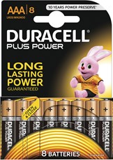 Duracell Plus Power Batterien, AAA 8er D-Click