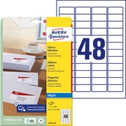 Avery Zweckform Inkjetetiketten 45,7x21,2 mm, 25 Bögen
