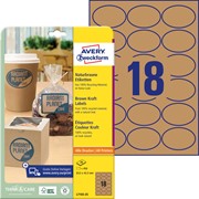 Avery Zweckform Produkt-Etiketten, 42,3 x 63,5 mm oval, 25 Bögen
