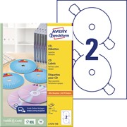 Avery Zweckform CD-Etiketten SuperSize, Durchmesser 117 mm, 100 Bögen