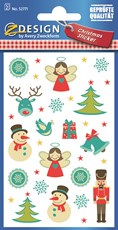 Z-Design Papier Sticker Weihnachten
