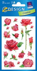 Z-Design Blumen-Sticker Rosen