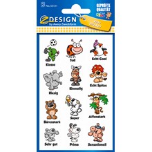 Z-Design Papier Sticker Tiere
