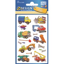 Z-Design Papier Sticker Baustelle