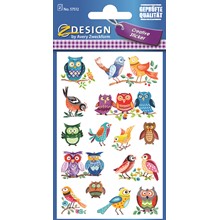 Z-Design Papier Sticker Vögel